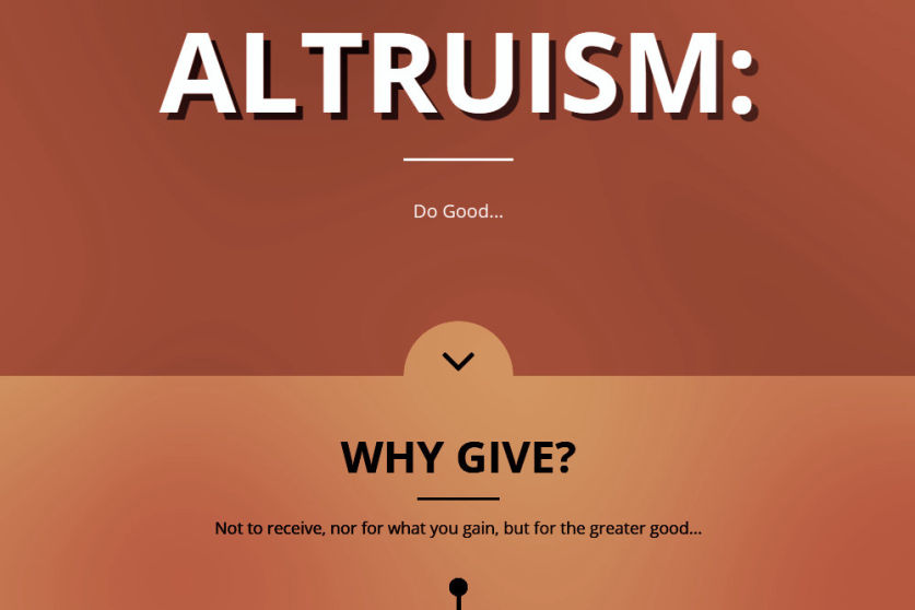 Altruism Today