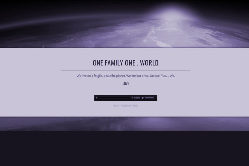 One Family One World